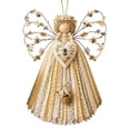 thumbnail image 2 of Luckky Angel Fabric Hanging DIY Kit,HandmadeAngel Ornament Craft Kit,Precut Fabrics & Buttons to Create Layered Wings,Christmas Tree Angel Doll for Rustic Farmhouse Christmas Home Decor, 2 of 8