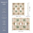 thumbnail image 2 of Yayeee Toggle Light Switch Wall Plate 3-Gang 6.37"x4.48" Decorative Outlet Cover, Pastel Beige Geometric, 2 of 7