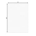 thumbnail image 2 of Oyster Shell White 7x10 Uncut Art Mat Board - No Opening - 50 Mats, 2 of 7