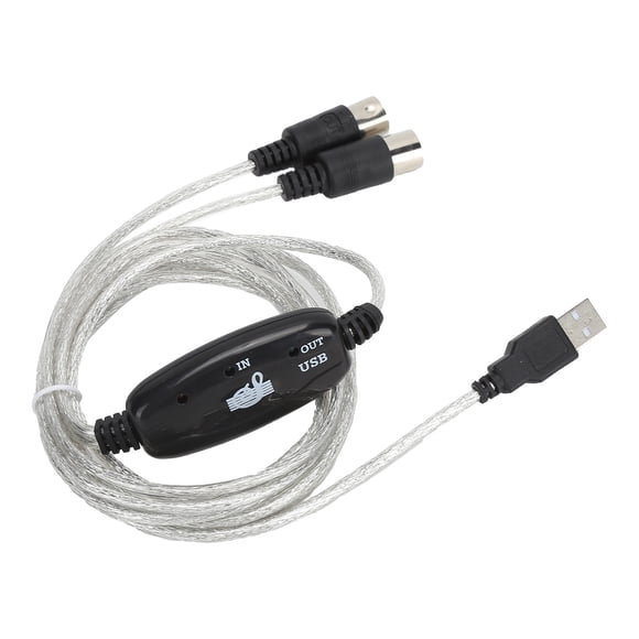 Fyydes MIDI Cable MIDI To USB Cord Adapter Midi Converter For XP / VISTA / OS X / Window7,Midi To USB Cable,USB Midi Cable