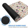 thumbnail image 6 of Long Mouse Pads for Desk,Beige Cow Flower Pattern Desk Mats on Top Of Desks, Desk Mouse Pad Extra Large with 3mm Non-Slip Base and Stitched Edge for Gaming,Office,Work,Home 35.4"x15.7", 6 of 6