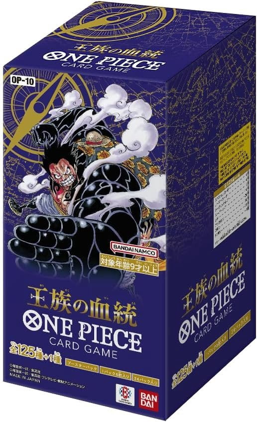 One Piece OP-10 Japanese Booster Box TCG Anime Cards, Trading Card