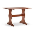 thumbnail image 2 of Linon Varden Walnut Farmhouse Dining Table, 2 of 8