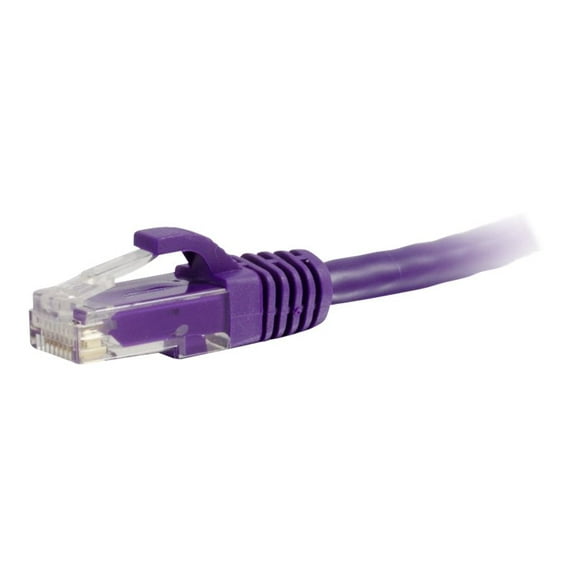 C2G 50ft Cat6a Snagless Unshielded UTP Network Patch Ethernet Cable-Purple - Patch cable - RJ-45 (M) to RJ-45 (M) - 50 ft - UTP - CAT 6a - molded, snagless, stranded - purple