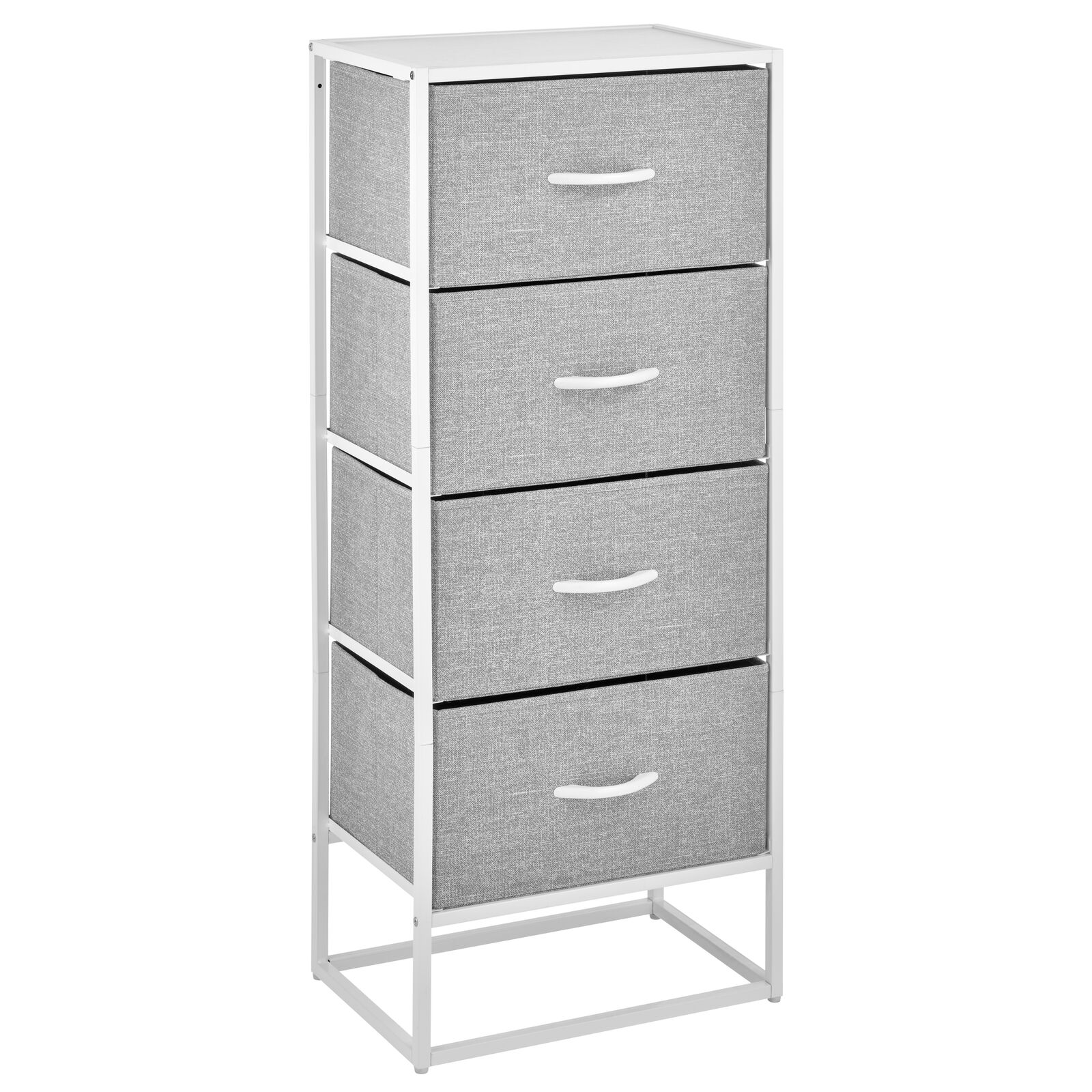 mDesign Storage Dresser Furniture Unit Tall Standing Organizer Tower for Bedroom, Office