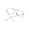 thumbnail image 5 of Tony Stark Aviator Sunglasses - Silver & Transparent Frame / Clear Lens, 5 of 6