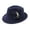 Navy, variant on German Festival Fedora Hat - Traditional Felt Hat with Feather for Oktoberfest Party Outdoor Events