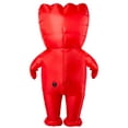 thumbnail image 3 of Sour Patch Kids Red Inflatable Costume for Adults by Rubies, Unisex, 3 of 5
