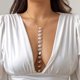 thumbnail image 2 of Collar de cadena para el cuerpo para mujer, Sexy, bohemio, barroco, perla cruzada, pecho, vientre, Bikinis de cintura, accesorios Y2k de verano, 2 of 5