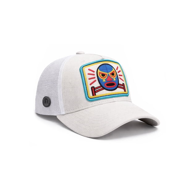 KNITE Gorra Trucker Lucha Libre Sagrada Máscara Mexicana Ajustable