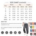 thumbnail image 3 of Domuza Cargo Pants Mens Casual Cargo Joggers Pants Drawstring Stretch Loose Work Pants Tapered Sweatpants Black M, 3 of 4