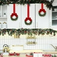 thumbnail image 3 of Couronne de Noël 6 Pcs pour Décoration de Porte Murale, 3 of 9