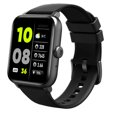 3Plus Vibe Fit Smartwatch with Bluetooth Calling/ 1.83" Display/ 50  Workout Modes/ IOS and Android
