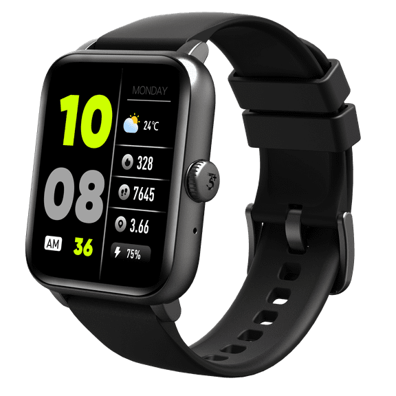 3Plus Vibe Fit Smartwatch with Bluetooth Calling/ 1.83" Display/ 50  Workout Modes/ IOS and Android