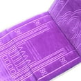 thumbnail image 2 of facefd Folding Meditation Mat Prayer Rug Portable Mat for Home Decor Amaranth, 2 of 9