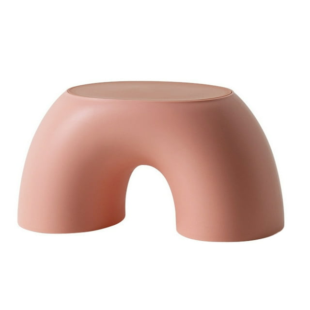 Techinal Simple Semi-ring Rainbow Small Bench Home Indoor Chair Children Stool Footboard