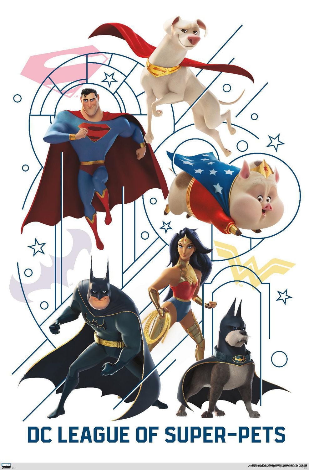 DC Comics Movie DC League Of Super-Pets - Counterparts Wall Poster, 22.375" x 34"