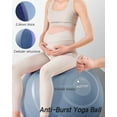 thumbnail image 5 of YOTTOY Anti-Burst Exercise Ball, 65 cm — Blue, Extra Thick for Yoga & Physical Therapy, 5 of 9