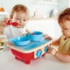 thumbnail image 4 of Juego de cocina Hape de madera para niños pequeños de 6 piezas con estufa de juguete y sartén, 4 of 6