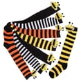 thumbnail image 4 of 4 pares de calcetines hasta la rodilla con diseño de abeja para cosplay, bonitos calcetines hasta la rodilla, calcetines decorativos para niña pequeña., 4 of 6