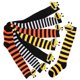 thumbnail image 4 of 4 pares de calcetines hasta la rodilla con diseño de abeja para cosplay, bonitos calcetines hasta la rodilla, calcetines decorativos para niña pequeña., 4 of 6