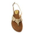 thumbnail image 3 of Victoria K Women's Multi Straps With Gold Side Buckles Sandals, 3 of 5
