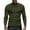 #00 22 Army Green, variant on Men's Casual Slim Fit Basic Top Knitted Light Weight Turtle Neck Pullover Sweaters 2025 Winter Thermal Undershirt Dark Green 2 L