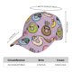 thumbnail image 2 of Fotbe Cute Donuts Gorro Clásico de Béisbol, Gorra Ajustable con Broche Snapback, Gorro de Exterior de Algodón Suave, 2 of 6