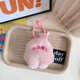 thumbnail image 1 of Cute Imitation otter Rabbit Hair Ice Cream Clumsy Pendant Car Key Chain Bag Accessories Gift, 1 of 6