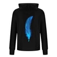 thumbnail image 4 of Stamzod Mens Fishing Shirt Long Sleeve Uv Sun Protection Hoodies Rash Guard for Hiking Outdoor Working Black XXXXL, 4 of 5