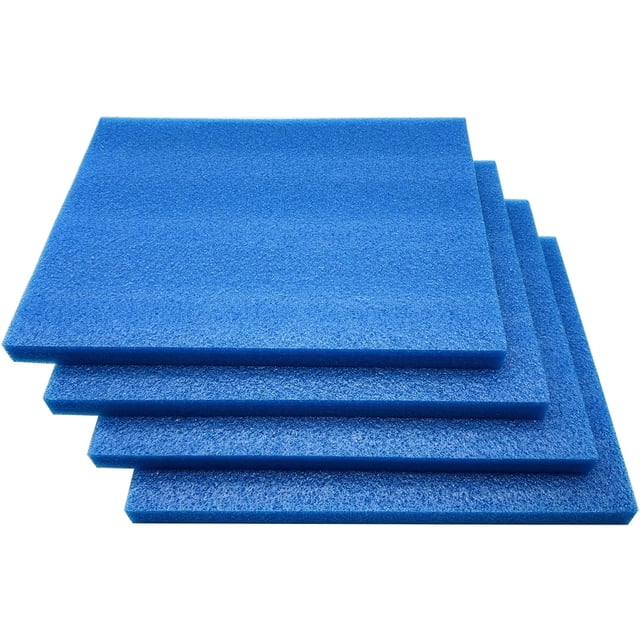 Hojas de Espuma de Polietileno TEQINOK 16x12x2.5 cm Paquete de 4 Azul