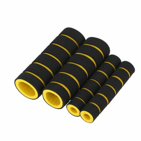 

4 1 Universal Foam Nonslip Handlebar Hand Grips Cover Set Gloves