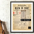 thumbnail image 4 of 20th Birthday Party Decor Poster 17 Years Ago Back In 2007, 4 of 5