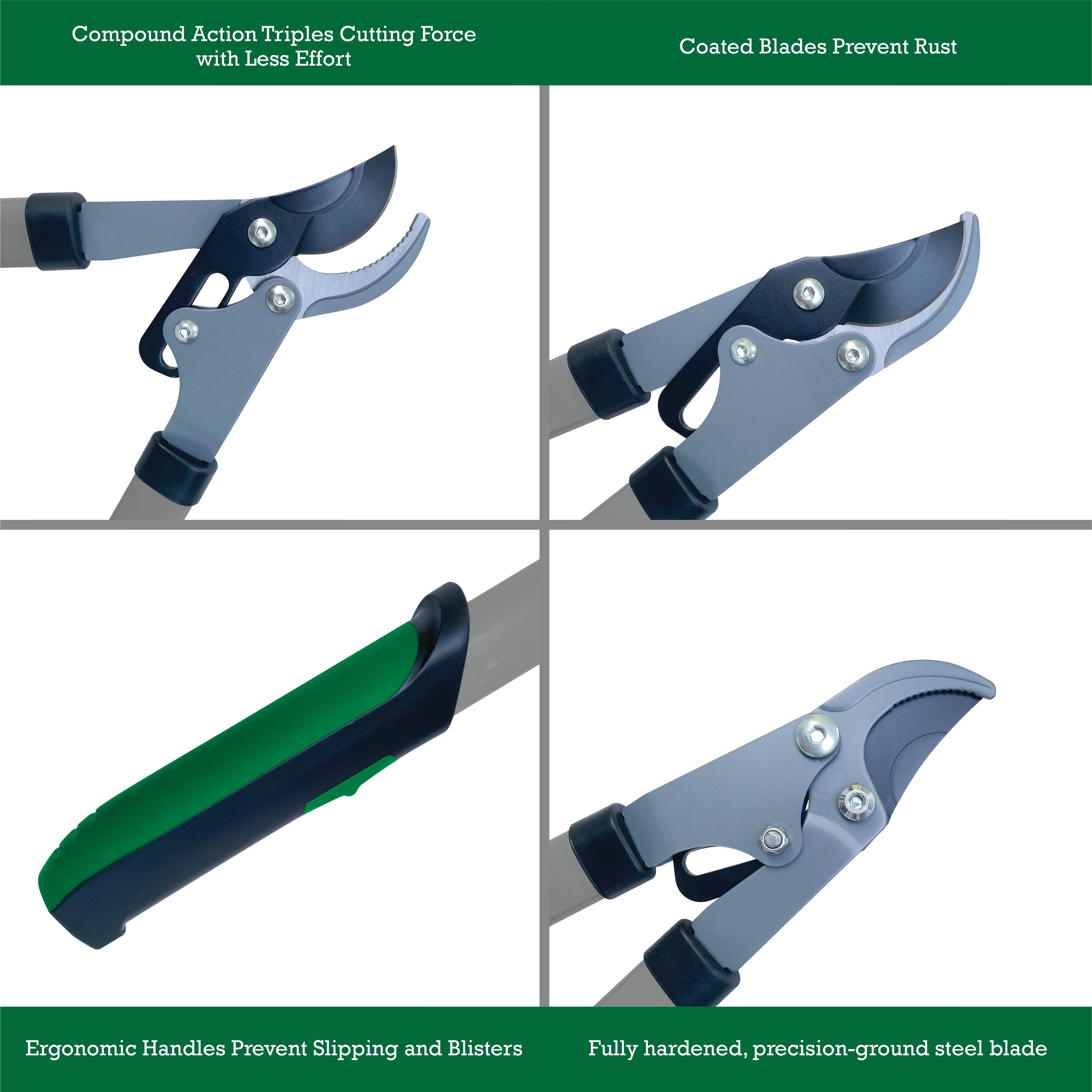 Expert Gardener 15-Inch Lopper, Lightweight and Durable with Ergonomic Grips