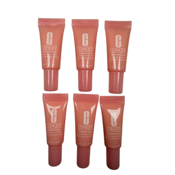 Clinique Moisture Surge Active Glow Serum 0.17 fl. oz / 5ml Total 6 Pack