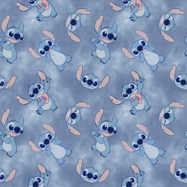 Disney Lilo & Stitch in The Jungle 100% Cotton Fabric Sold by The Yard ...