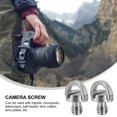 thumbnail image 2 of Shisuyan 4pcs Camera Adapter Screw Iron Silver For Photographers Standard Design, 2 of 8