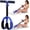 Blue, variant on Multifunctional Durable Pedal Resistance Band with Handle, Upgraded Elastic Exercise Bands for Home Gym, Anti-Snap Sit Up Equipment & Ab Trainer for Core/Arms/Legs/Glutes Workout for Women