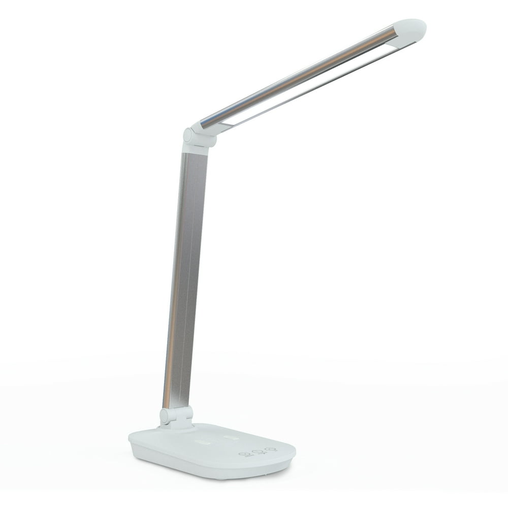 Tzumi Wireless Charging LED Desk Lamp White