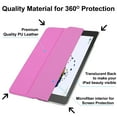 thumbnail image 4 of DuraSafe Cases For iPad PRO 12.9 Inch 3rd Generation 2018 (Will Not Fit on PRO 12.9 2020) Pencil Charging with Auto Sleep / Wake Function , Froasted PC Back - Pink, 4 of 6