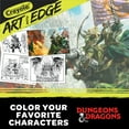 thumbnail image 3 of Crayola Art with Edge, Dungeons & Dragons Coloring Pages, 28 pgs, Adult Coloring, Gifts for Teens, 3 of 8