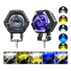 thumbnail image 1 of 2pcs Faros Auxiliares Lupa 120w Para Auto Moto Con Estrobo, 1 of 8