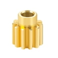 thumbnail image 2 of Brass Motor Gear 11T Transmission Pinion Gears for 1/24 RC Micro Crawler Axial SCX24 All Series Upgrade Accessories, 2 of 6