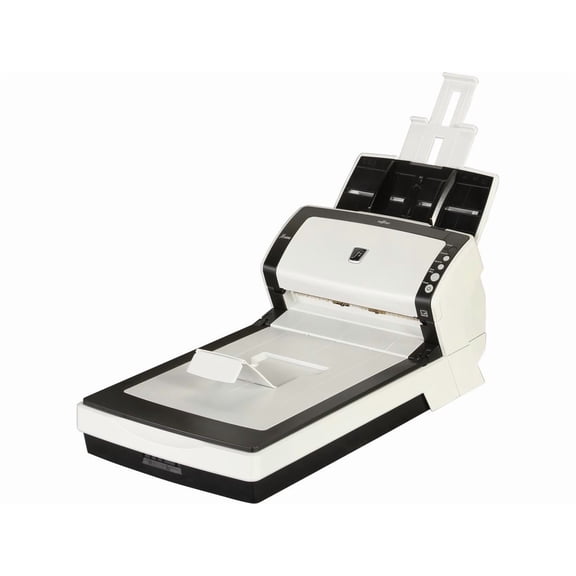 Restored ujitsu FI-6230Z Color Duplex Document Scanner Flatbed & ADF, 40 PPM / 80 IPM, USB 2.0, Legal, 600 dpi, 24-bit Color, P/N: PA03630-B555 (Refurbished)