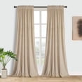 thumbnail image 1 of Cortinas de terciopelo Roslynwood de 132 x 305 cm, muy resistentes, 2 paneles, 1 of 9