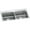 No Faucet Holes, variant on Elkay Lustertone Stainless Steel 43" x 22" x 12-1/8", Equal Double Bowl Top Mount Sink