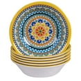 thumbnail image 3 of Certified International Portofino - Juego de vajilla de melamina de 12 piezas, servicio para 4, multicolor, 3 of 5