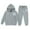 Grey, variant on Toddler Outfits for Girls Sets Hoodie Pants Letter Print Casual Two Piece Comfy Winter Wear Cute Girls' Fall Clothing Sets Mint Green Size 3-4T