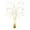 Gold, variant on Bard's Fountain-Style Gold-toned Ornament Tree, 15 Branch, 10.5" W x 10.5" D x 20" H