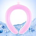 thumbnail image 1 of Tubo De Enfriamiento Del Cuello Cool Neck Ring Portable Neck Cold Ice Pack para el calor del verano (rosa), 1 of 6